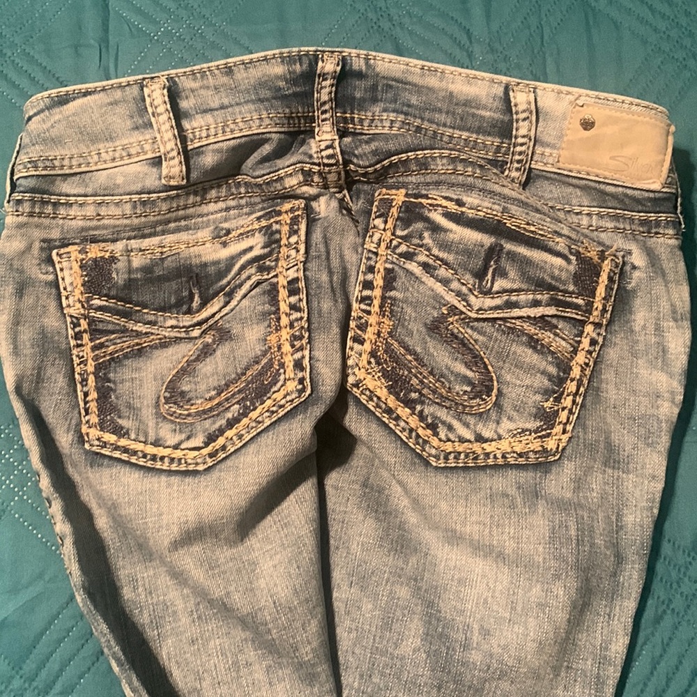 Silver jeans